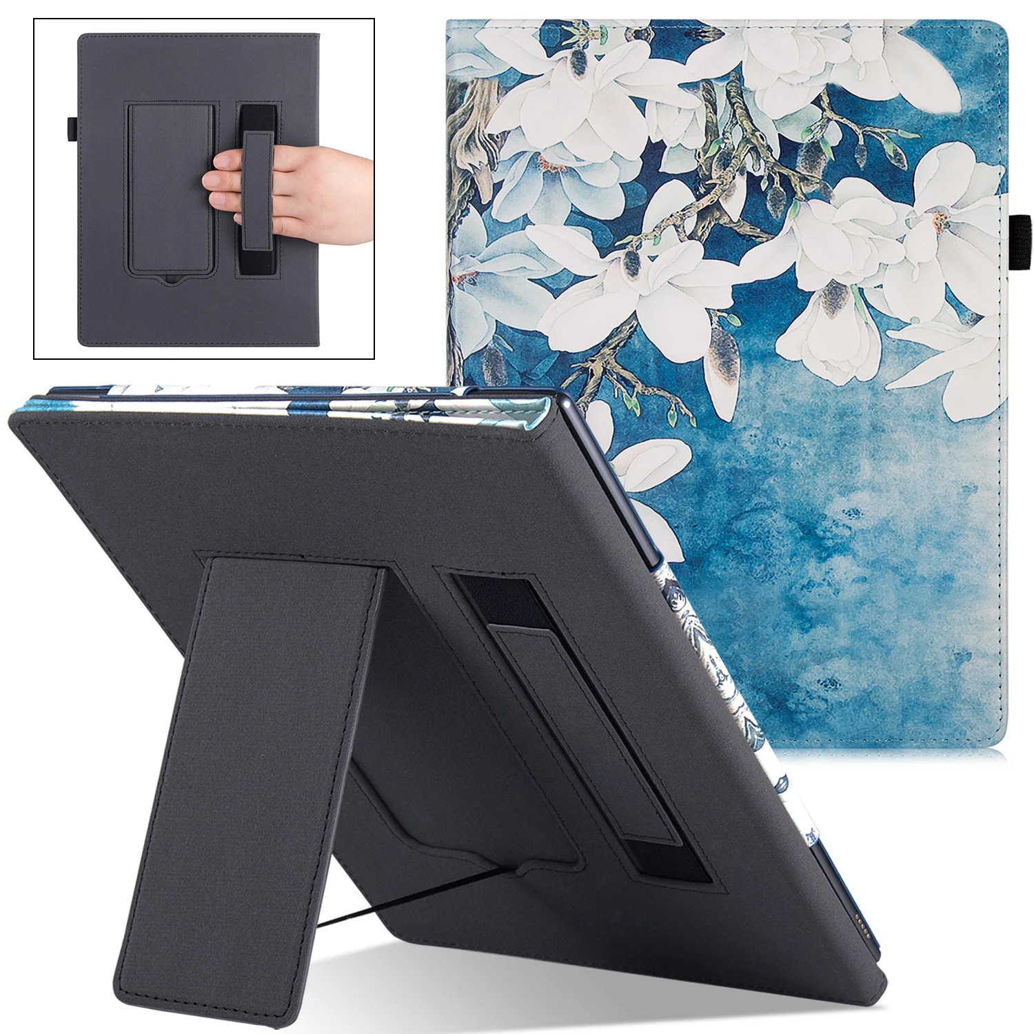 Remarkable 2 Folio Case - Cover In Pelle Pu Premium Per Tablet Remarkable 2 Digital Paper 10,3 Pollici 2020 - Con Supporto/Cinghia Da Polso