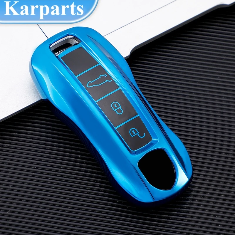 Tpu Car Remote Key Case Cover Shell Fob Per Porsche Macann Bobster Panamera Carman Cayenne 718 971 911 9Ya 970 981 996 92A 2017