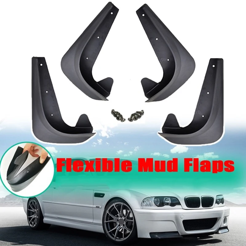 Car Mud Flaps Splash Guards Mudguard For-Bmw 3 5 7 Series E30 E46 E90 E91 E92 E93 E60 F10 F11 G30 E38 E65 F01