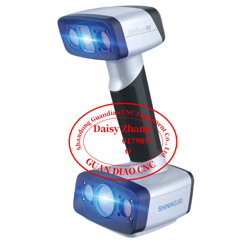 Color Fidelity Double Blu-Ray Hx Einscan Scanner 3D Scanner 3D Portatile Scanner Laser Per Il Corpo 3D