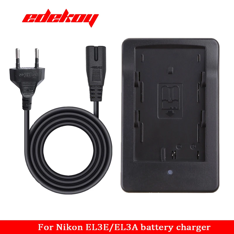 Mh-18 Caricabatteria Per Nikon En-El3 D50 D70 D100 D80 D200 D90 D300 En-El3E 3A Mh-18 El-3A El-3E D100Slr D700 D70S Mh-18A