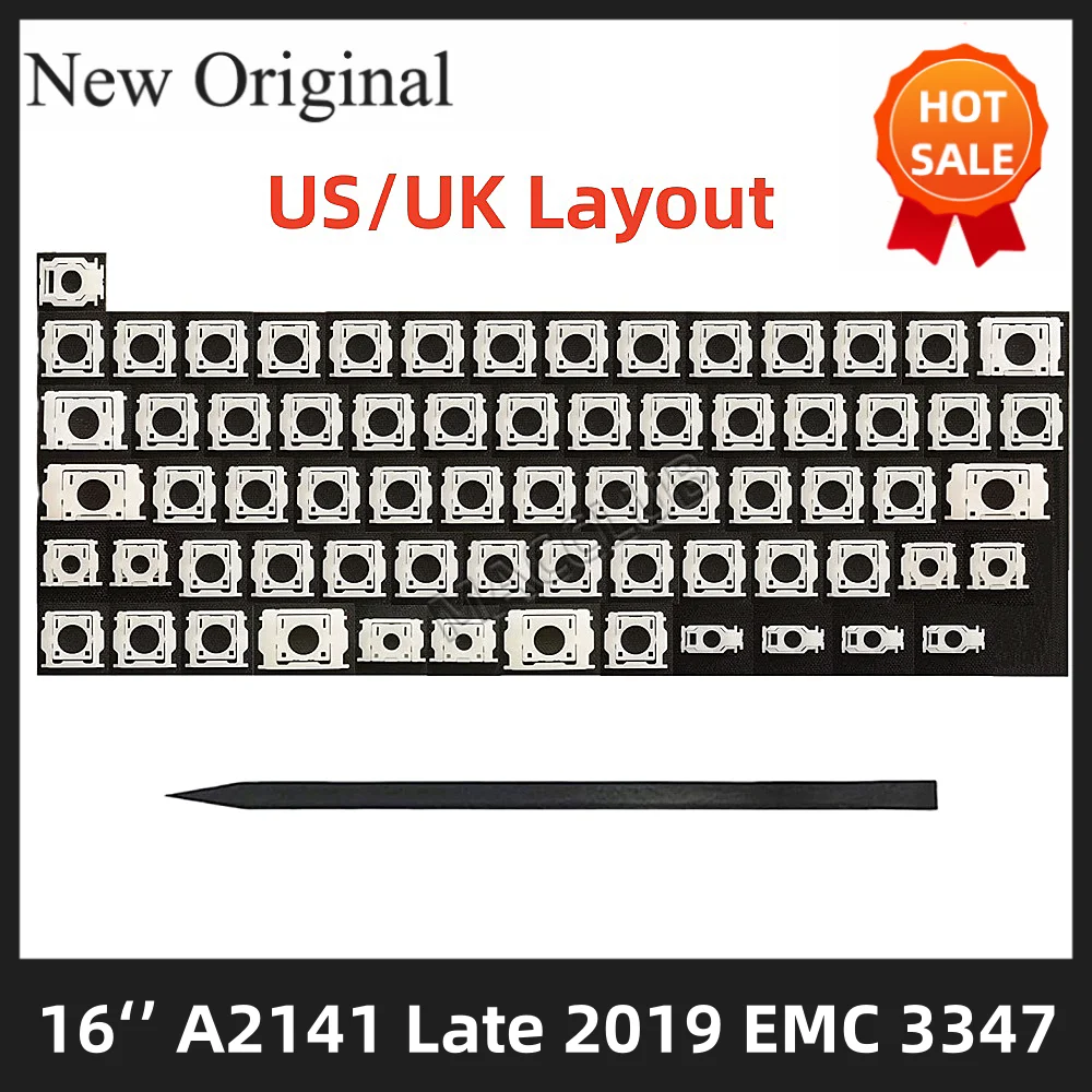 A2251 Keyboard Key Cap Cerniera Us Uk Layout Per Macbook Pro Retina 13 ''A2251 2020 Emc 3348 Keyboard Key Cap Cerniera