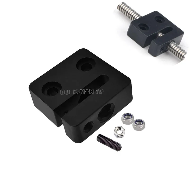 Bulk-Man 3D Pom Anti-Backlash Nut Block Tr8 * 8/Tr8*4/Tr8*2 Per T8 Acme Lead Screw Parti Della Stampante 3D