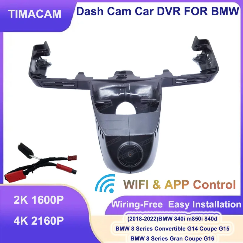 Uhd 2160P 4K Car Dvr Dual Lens Dash Cam Per Bmw G14 G15 G16 8 Series Per Bmw 840I Per Bmw 840D Per Bmw M850I 2K Registratore Di Guida