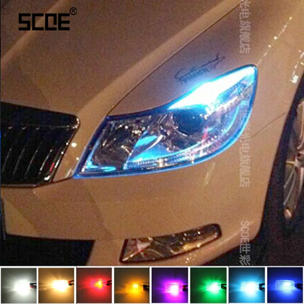 2Xt10 Led W5W Car Led Error Free Auto Lamp 12V Lampadine 12Smd Per Skoda Octavia Rs Rapid Fabia Yeti Octavia A5 A7 Car Styling