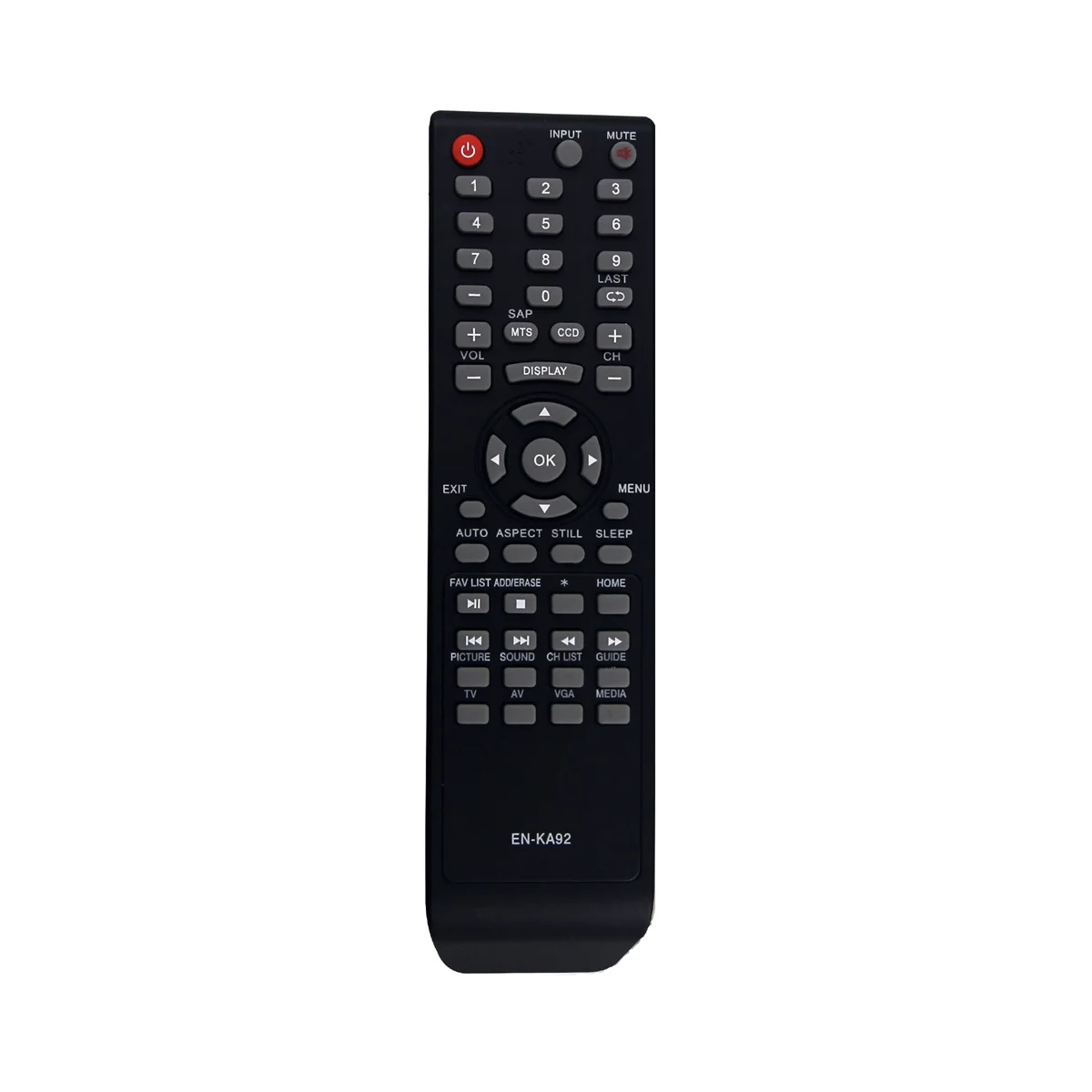 En-Ka92 Telecomando Sostituire Per Hisense Tv 32 H3E 32 H3C 40 H3E 40 H3C 40 H3C 40 H3E 40 H3Ec 32 D37 32 H3B1 32 H3E 32H5Fc 32 D20