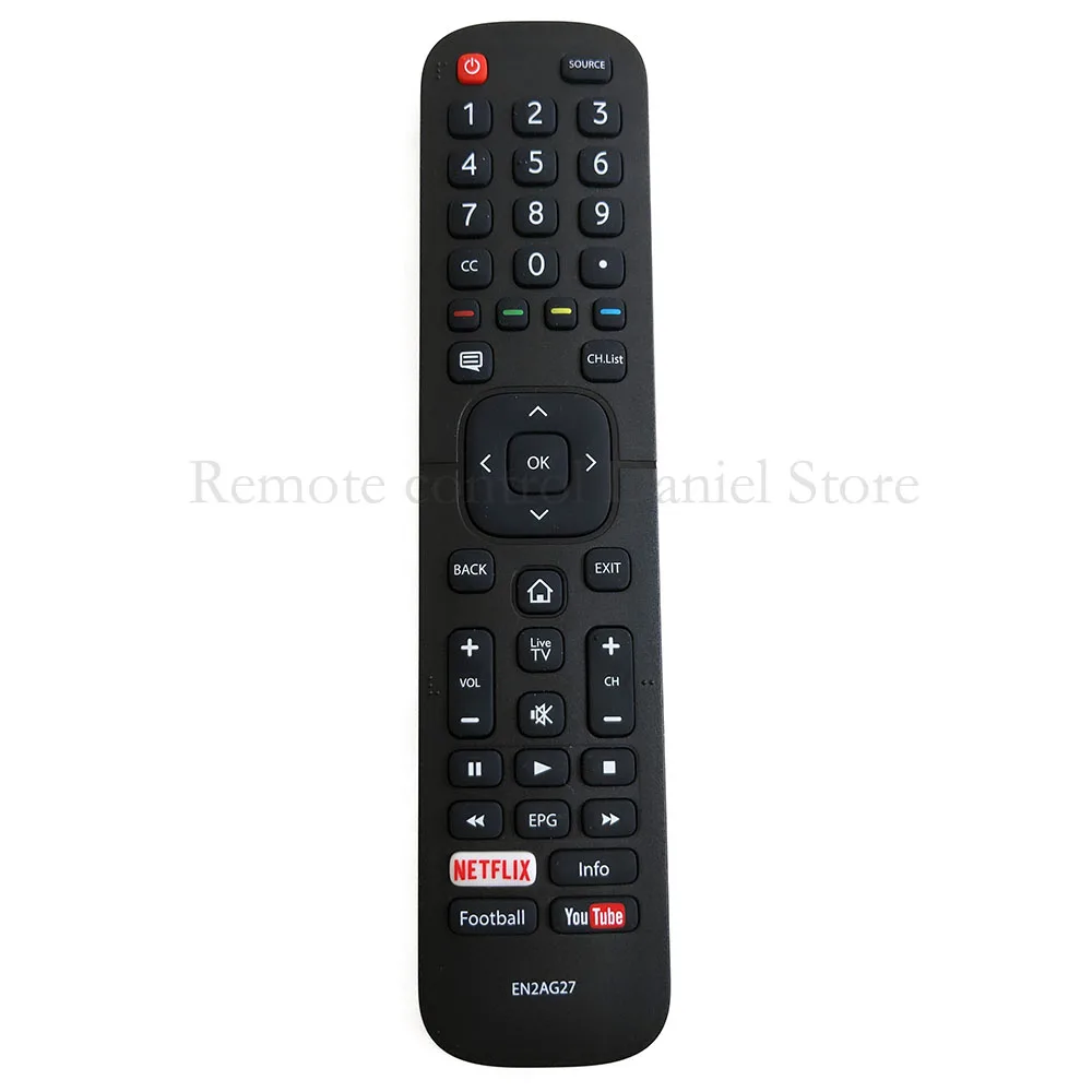 Nuovo Originale En2Ag27 Per Hisense Tv Remote Control Con Netflix Youtube Football Remoto Controller Fernbedienung