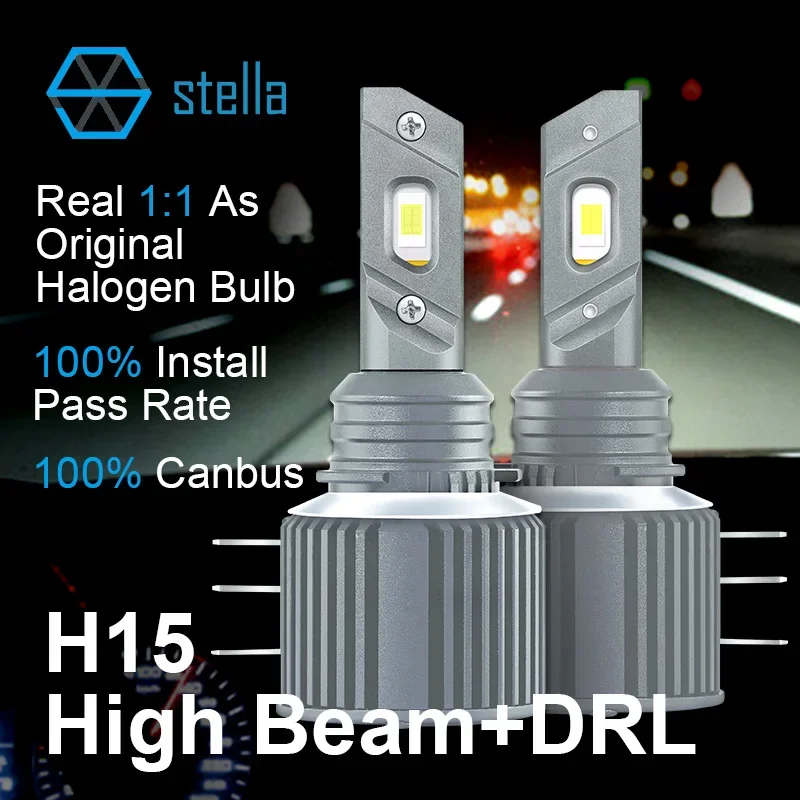 Stella 2 Pz H15 Led Canbus Per Volkswagen Per Skoda Per Mazda Cx5 Led H15 Led Luce Di Guida Per Golf7 Per Ford Roger 70W 12000Lm