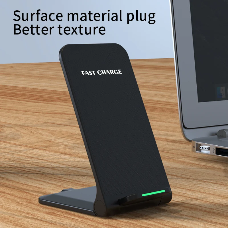 Supporto Per Caricabatterie Wireless Pieghevole Da 15W Per Samsung S20 Plus Google Nexus 6 Infinix Note 30 Vip Oneplus 8 Pro Oppo Find X6 Pro