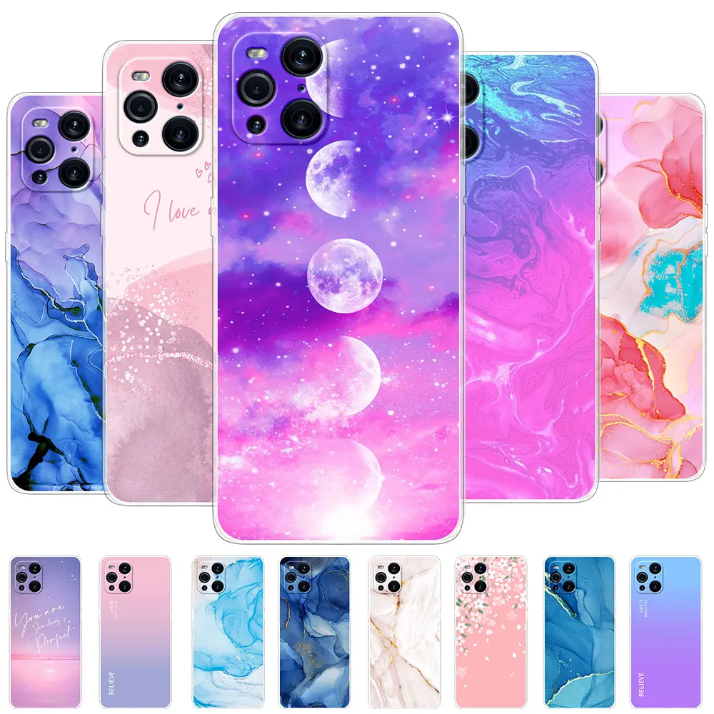 Per Oppo Find X3 Pro X3 Neo Case Custodia Morbida In Silicone Trasparente O Oppo Find X5 Lite X3 Lite Find X6 Pro Find X5 Pro Coque Funda