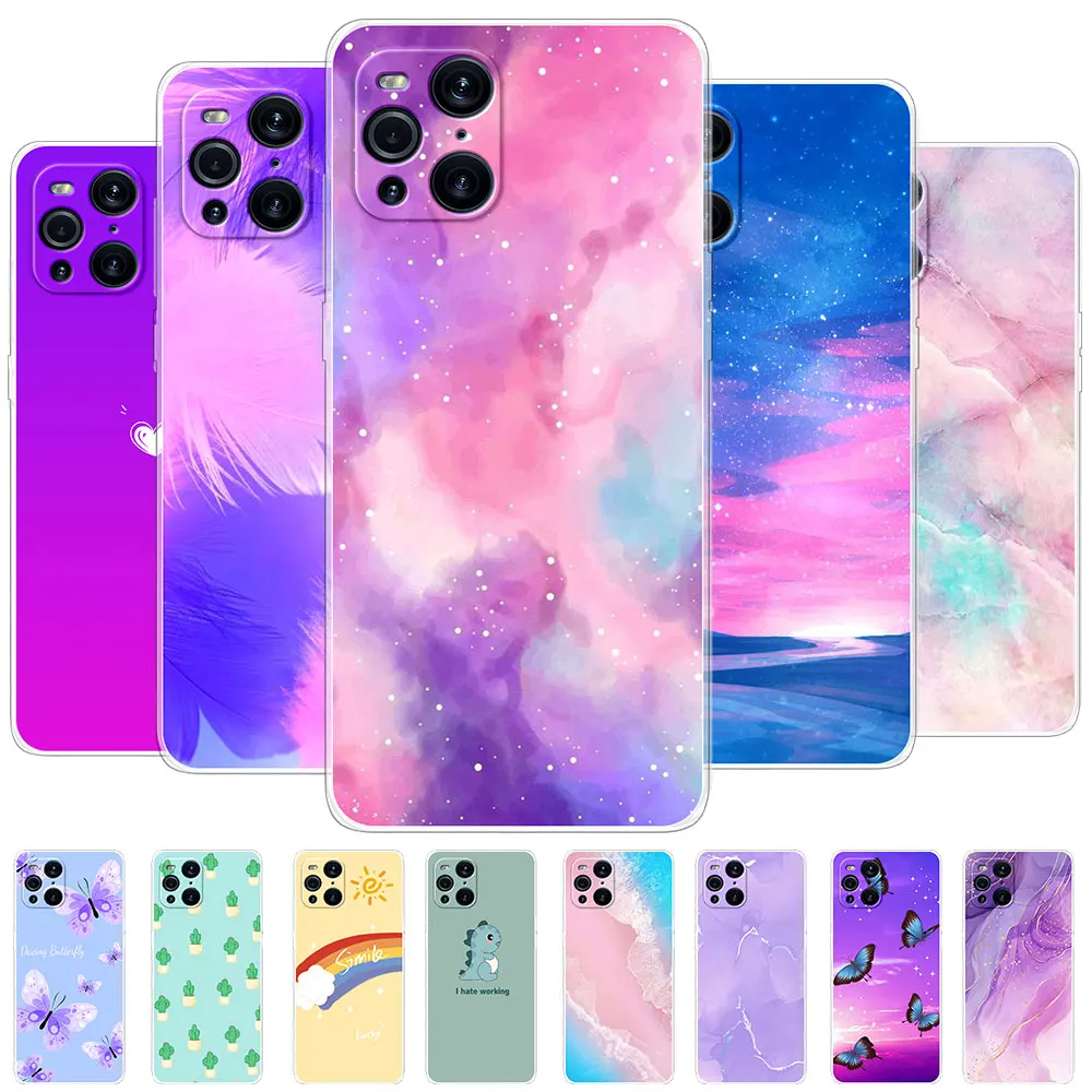 Per Oppo Find X3 Pro X3 Neo Case Custodia Morbida In Silicone Trasparente O Oppo Find X5 Lite X3 Lite Coque Oppo Find X6 Pro X5 Pro Funda