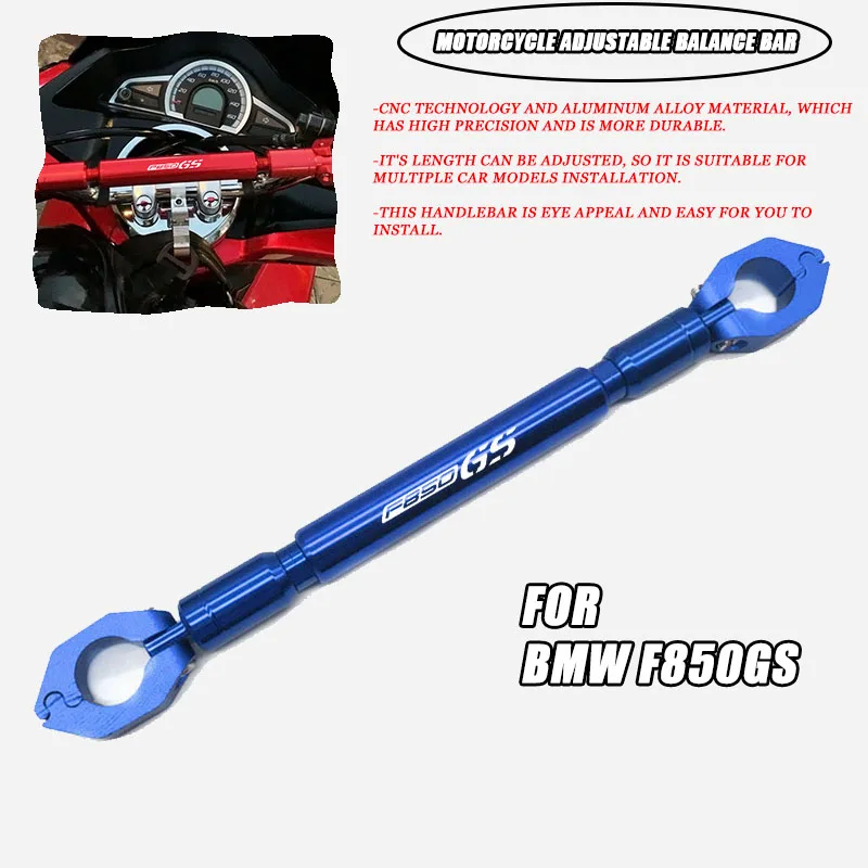 Per Bmw F850Gs F 850 Gs Moto Balance Bar 22Mm Cnc Alluminio Crossbar Esteso Moto Rinforzare Leva Accessori