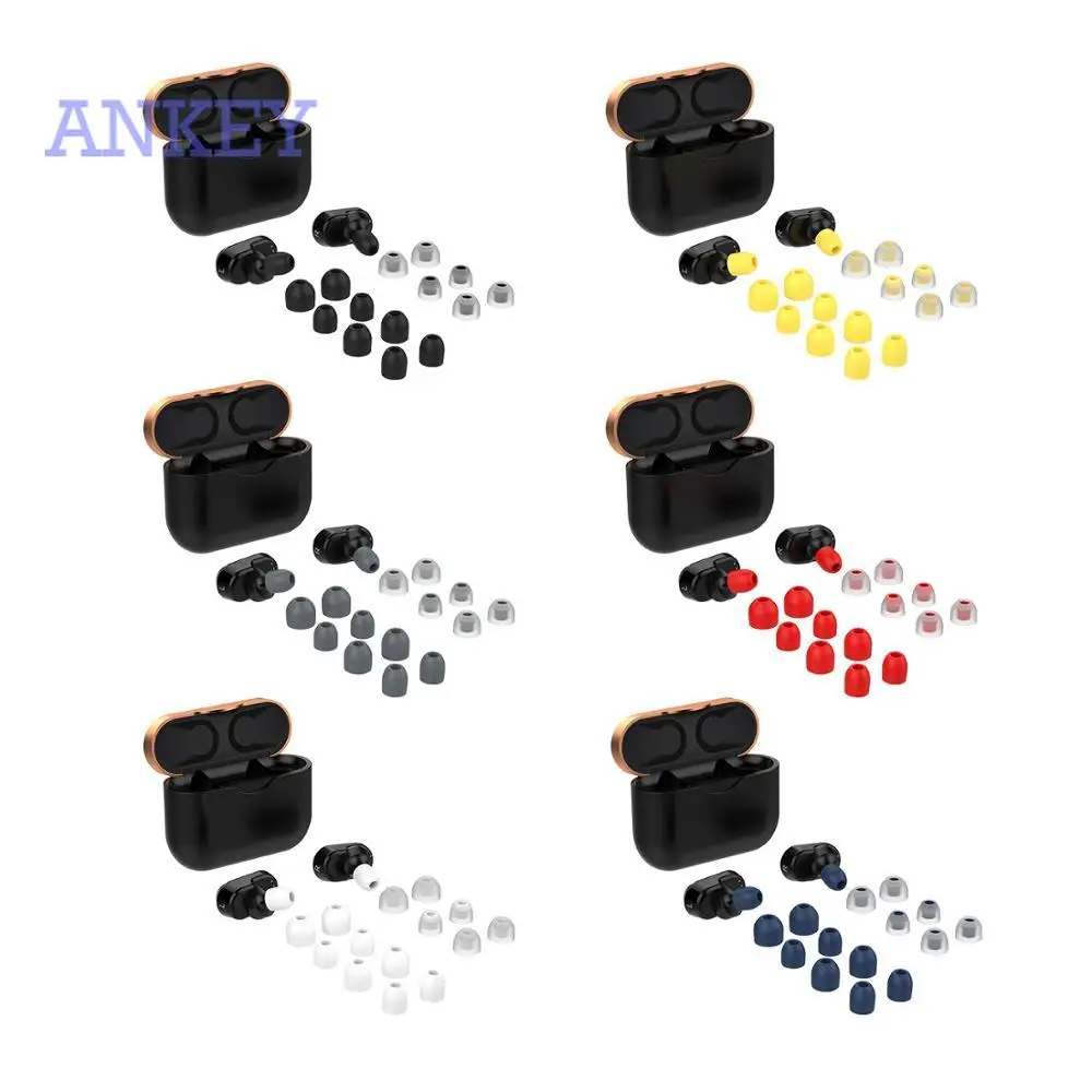 Per Sony Wf-1000Xm3 Wf-1000Xm4 Auricolari In Silicone Sostituzione Auricolari In-Ear In Silicone Cover Kit Per Cuffie Antiscivolo Punta Dell'Orecchio