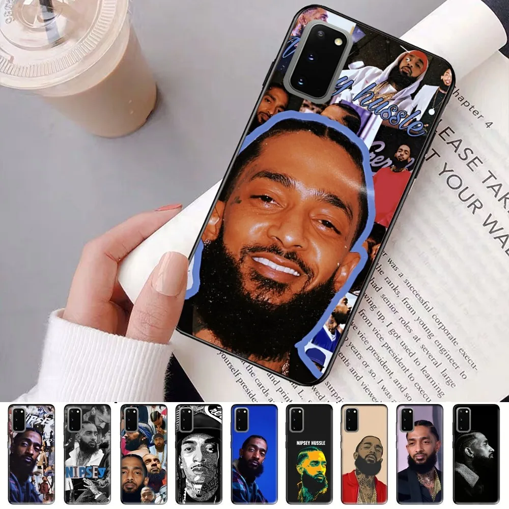 N-Nipsey Rapper H-Hussle Custodia Per Telefono Per Samsung S 9 10 20 21 22 23 30 23Plus Lite Ultra Fe S10Lite Fundas