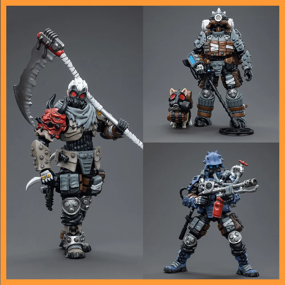 Joytoy Jt4188 Jt4195 Jt4201 1/18 Wasteland Scavengers- Simeon Spud Nikos Lendal Set Completo 3.75 "Modello Action Figure