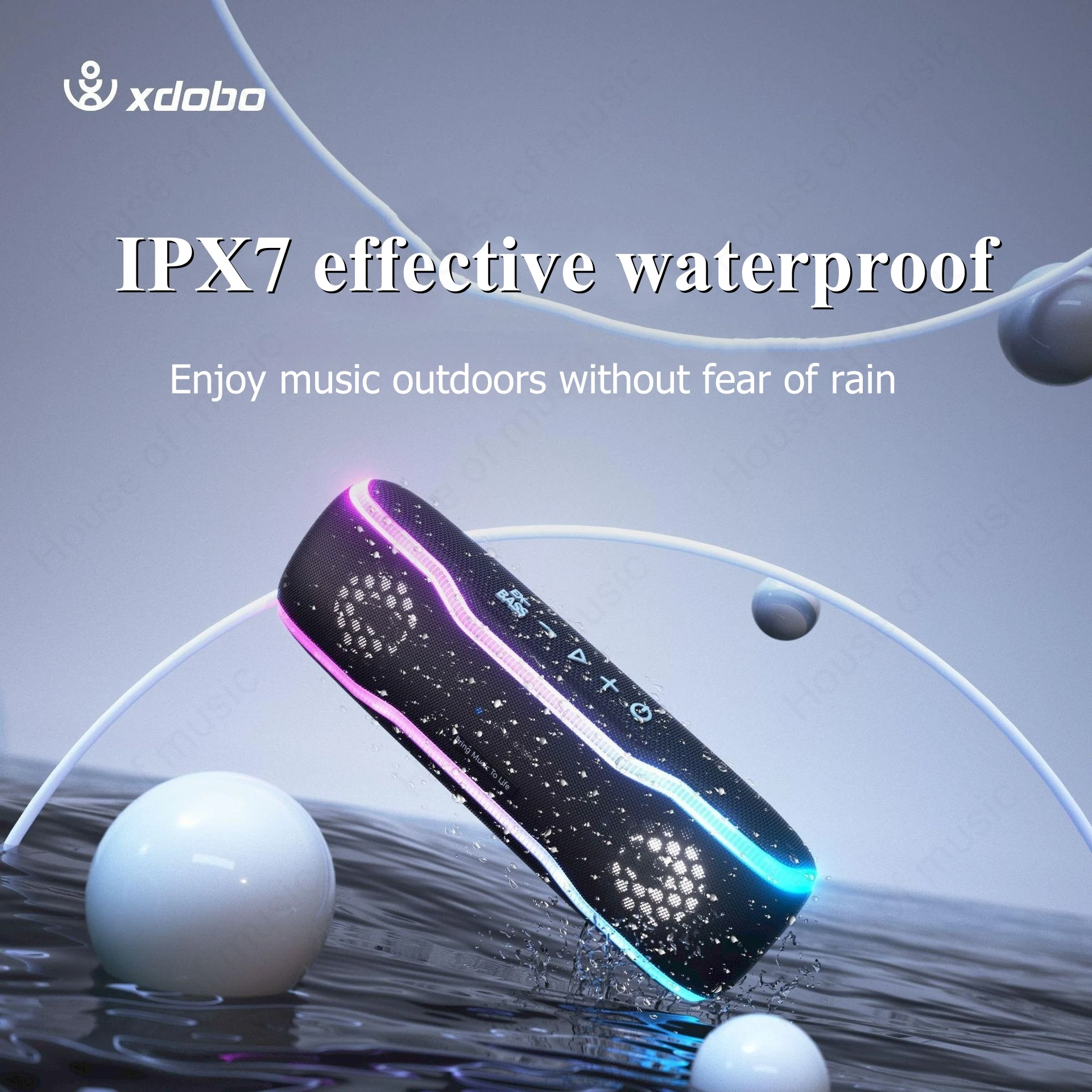 Xdobo Bmtl Boss 30W Potente Altoparlante Wireless Impermeabile Musica Partybox Boombox Bass Stereo Outdoor Travel Party Bluetooth Speak