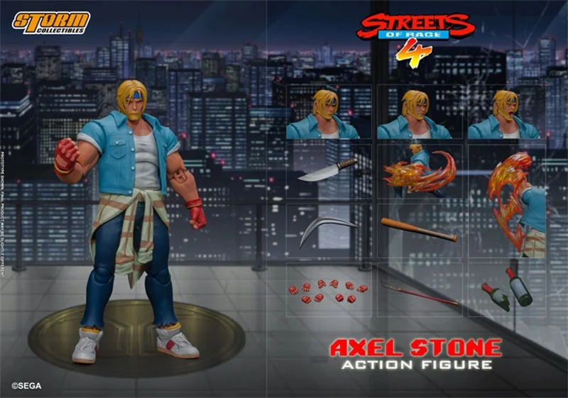 In Stock Storm Toys Sesr001 6 "Pugno Di Rage 4 Axol Stone Action Figure Per La Raccolta Dei Fan