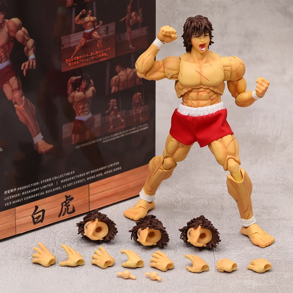 Baki Storm Collectibles Baki Hanma Action Figure Joint Mobile Model Brinquedos Toy