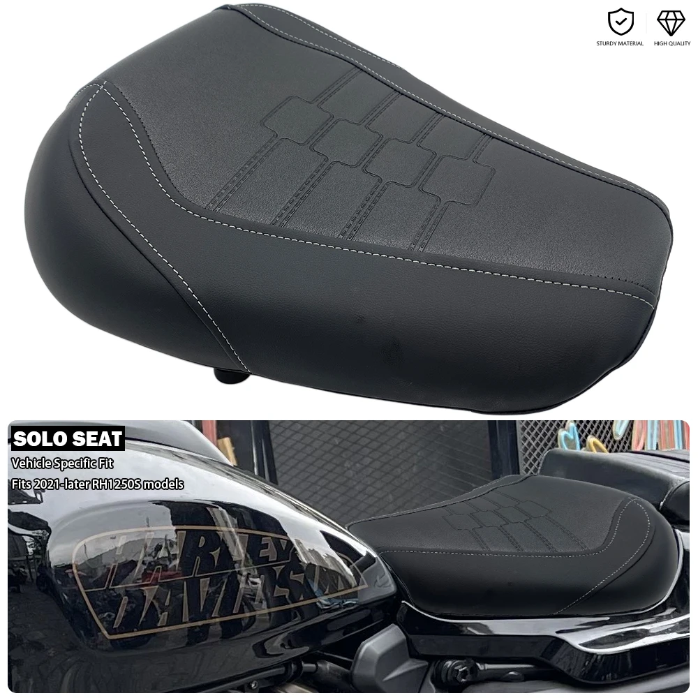Moto Solo Seats Rider Sella In Pelle Driver Cuscino Cuscino Cuscino Adatto Per Harley Sportster S Rh1250S Rh 1250 2021 2022 2023
