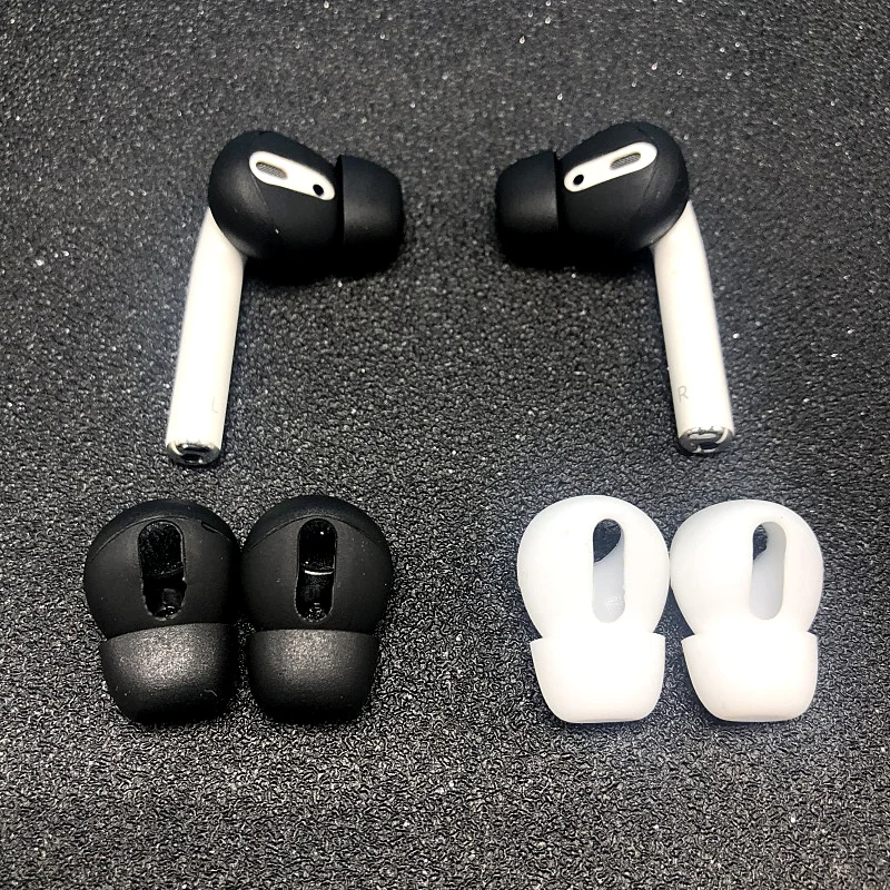Ear Pads For Airpods 1/2 Wireless Bluetooth Iphone Earphones Silicone Covers Caps Earphone Case Earpads Eartips 2Pcs/Pair