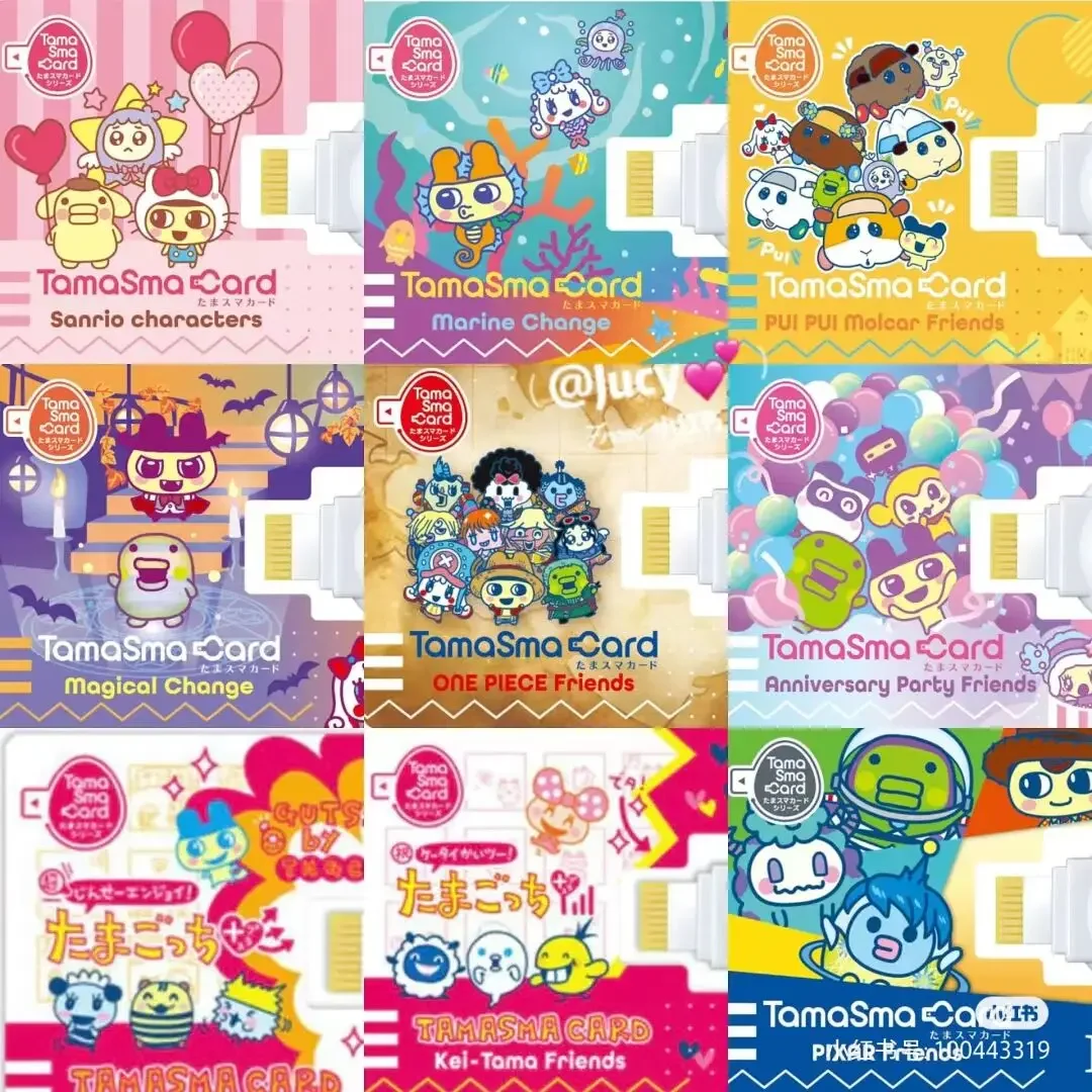 Originale Bandai Limited Tamagotchi Smart Tamasma Dim Card Marine Change Cosmetic Gourmet Friends For Electronic Pet Machine
