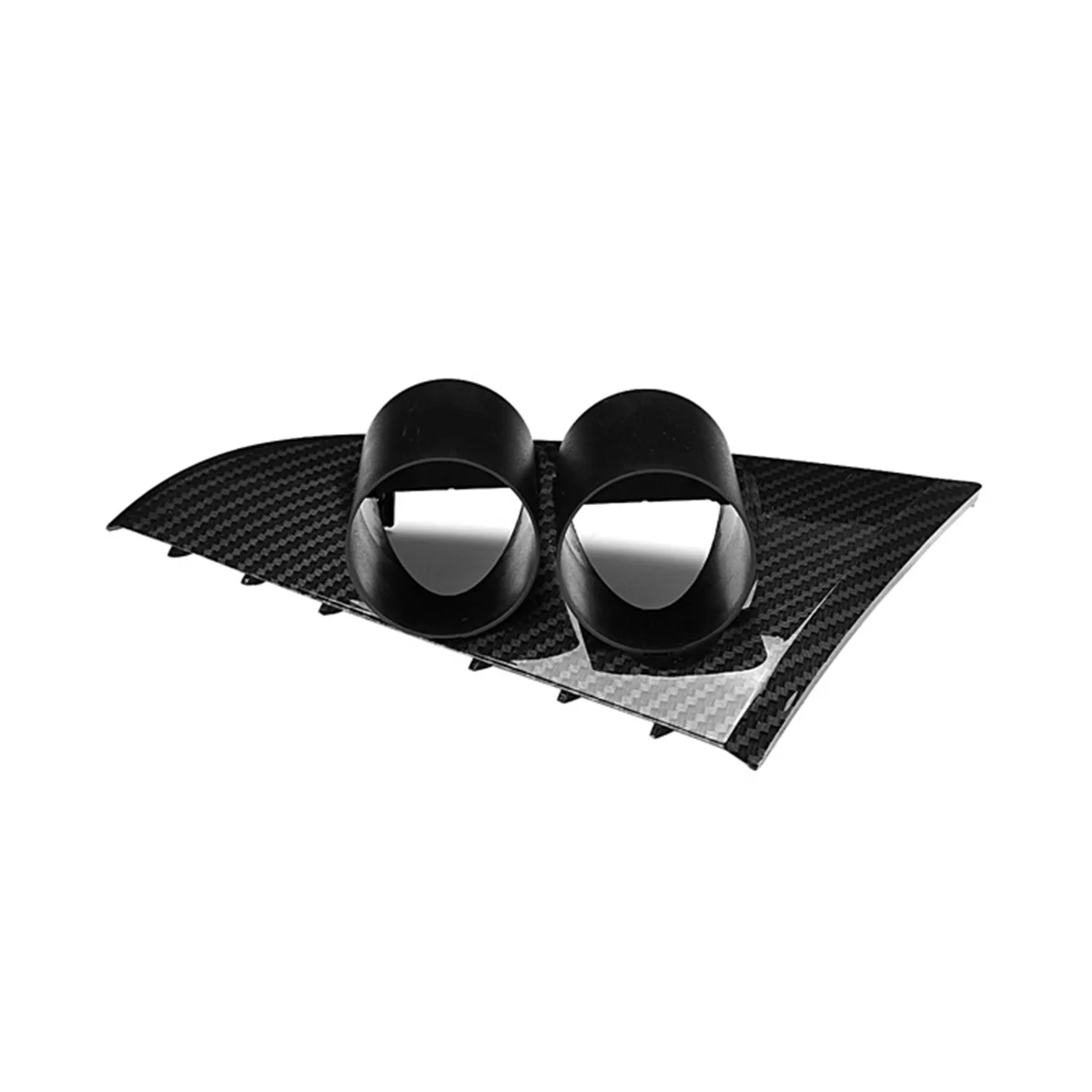 52Mm Car Carbon Fiber Gauge Pod Dash Mount Twin Double Gauge Meters Holder Per Falcon 02-11