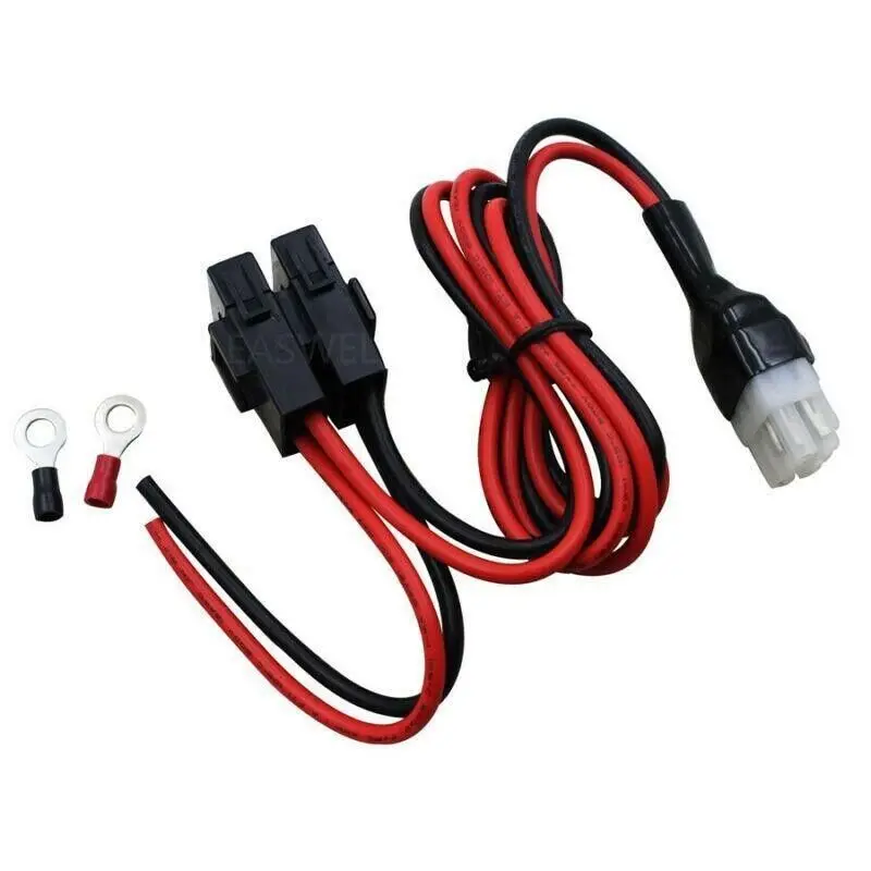 Cavo Di Alimentazione Cc 12Awg Per Icom Ic-7300/9700 Yaesu Ft-891 Kenwood Ts-590 4Pin 6Pin
