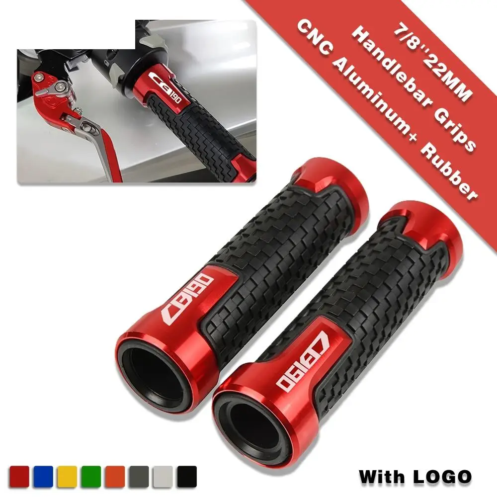 Logo Cb190 Accessori Moto Manopole Manubrio Per Honda Cb 190 Cb190R Cb 190R Cb190 2015 2016 2017 2018 Impugnatura Manubrio Moto
