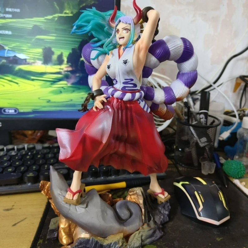 30Cm Yamato One Piece Figures The Island Of Ghost Girl Yamato Action Figures Kaidou Figlia Anime Pvc Model Ornamenten Toy