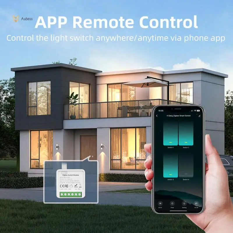 Affidabile Controller Intelligente Sicuro Iot Smart Switch Risparmio Energetico Advanced Smart Home Game Changer Moderno Innovativo