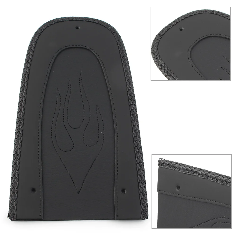 Moto Black Flame Solo Seat Parafango Posteriore Bavaglino Per Harley Davidson Touring Electra Glide Road King