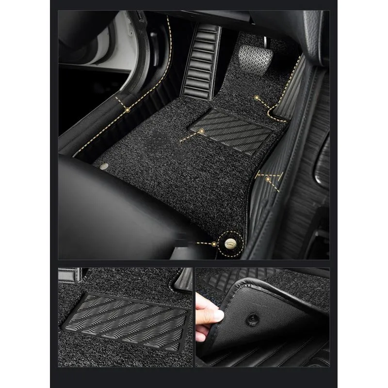 Tappetini Auto Su Misura Per Hyundai Solaris Ix35 30 25 Elantra Mistra Grand Santafe Accent Veloster Coupe Genesis Accesso Automatico