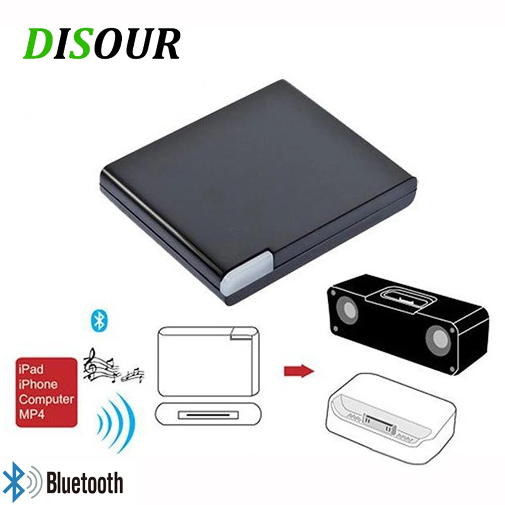 Hot 30 Pin Dock Bluetooth A2Dp Ricevitore Musicale Connettore Adattatore Per Ipad Ipod Iphone Apple Speaker Ricevitore A 30 Pin