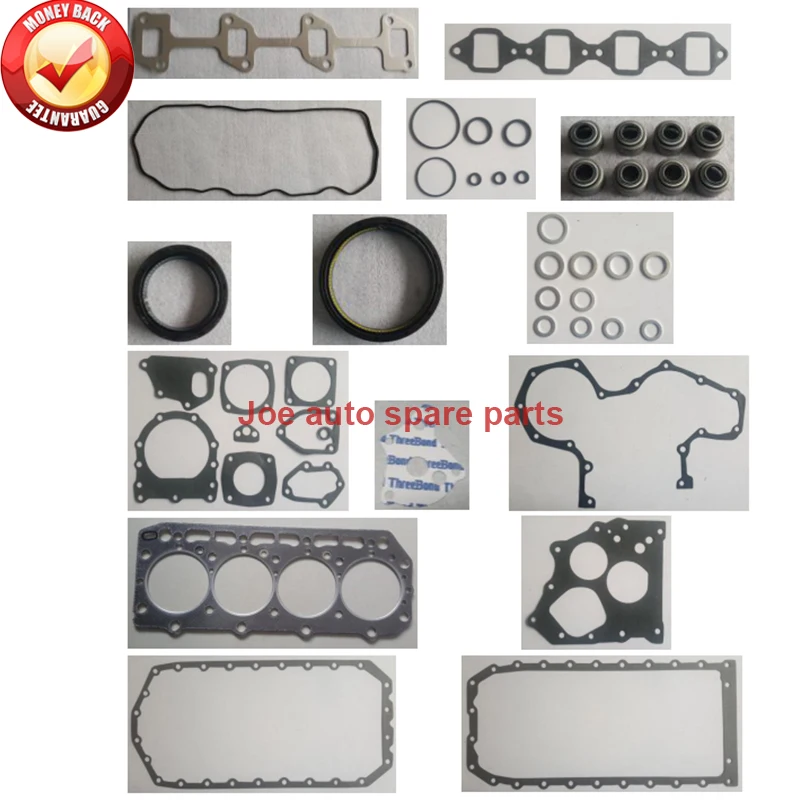 Per Yanmar 4Tn84E Motore Completo Guarnizioni Set Kit Per John Deere 1070 Trattore