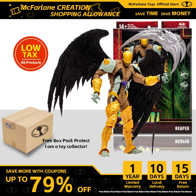 Mcfarlane Toys Spawn 18Cm Action Figure Model Doll Reaper! Spot Stocks Garage Kit Da Collezione