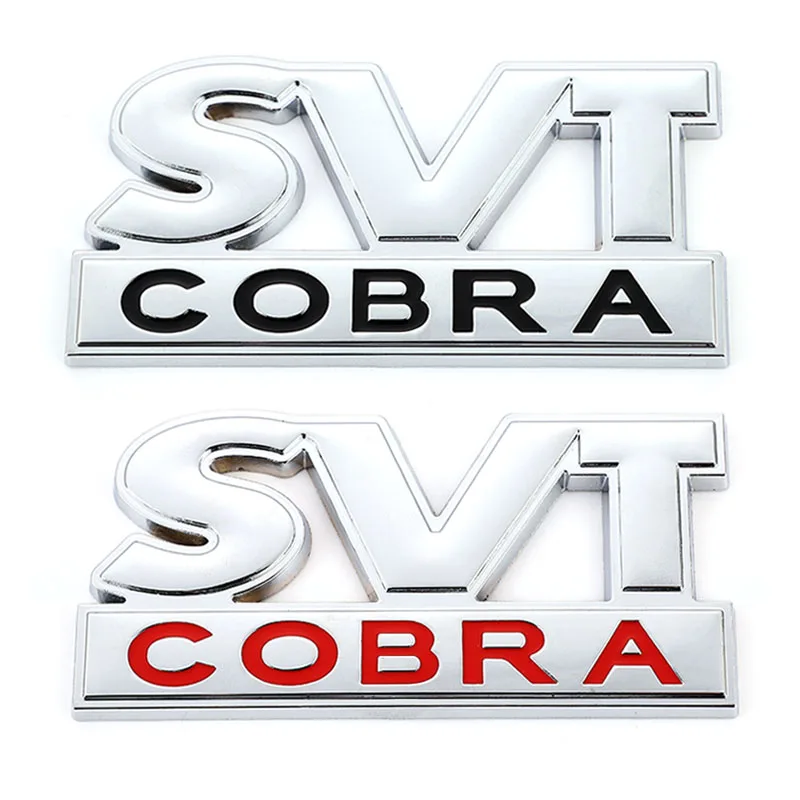 Adesivo Per Auto Svt Cobra Emblema Distintivo Posteriore Tronco Decalcomania Cofano Anteriore Griglia Per Ford Mustang Shelby Svt Cobra F150 F250 F350