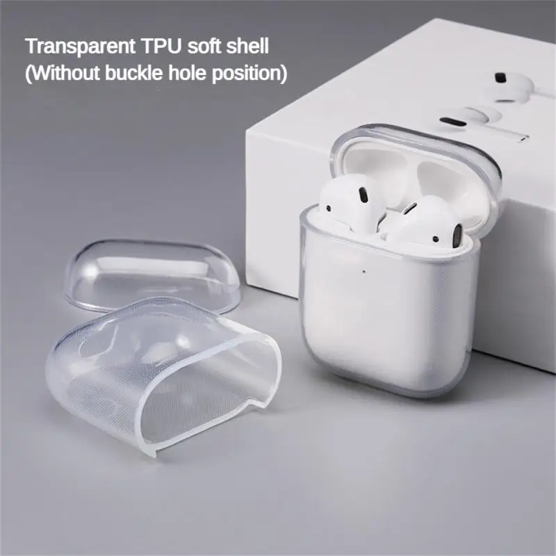 Per Airpods 1/2/3 Pro 2 Generation Pro Cover Protettiva 3 Generation Apple Materiale Tpu Trasparente Custodie Per Auricolari Antipolvere Fai Da Te
