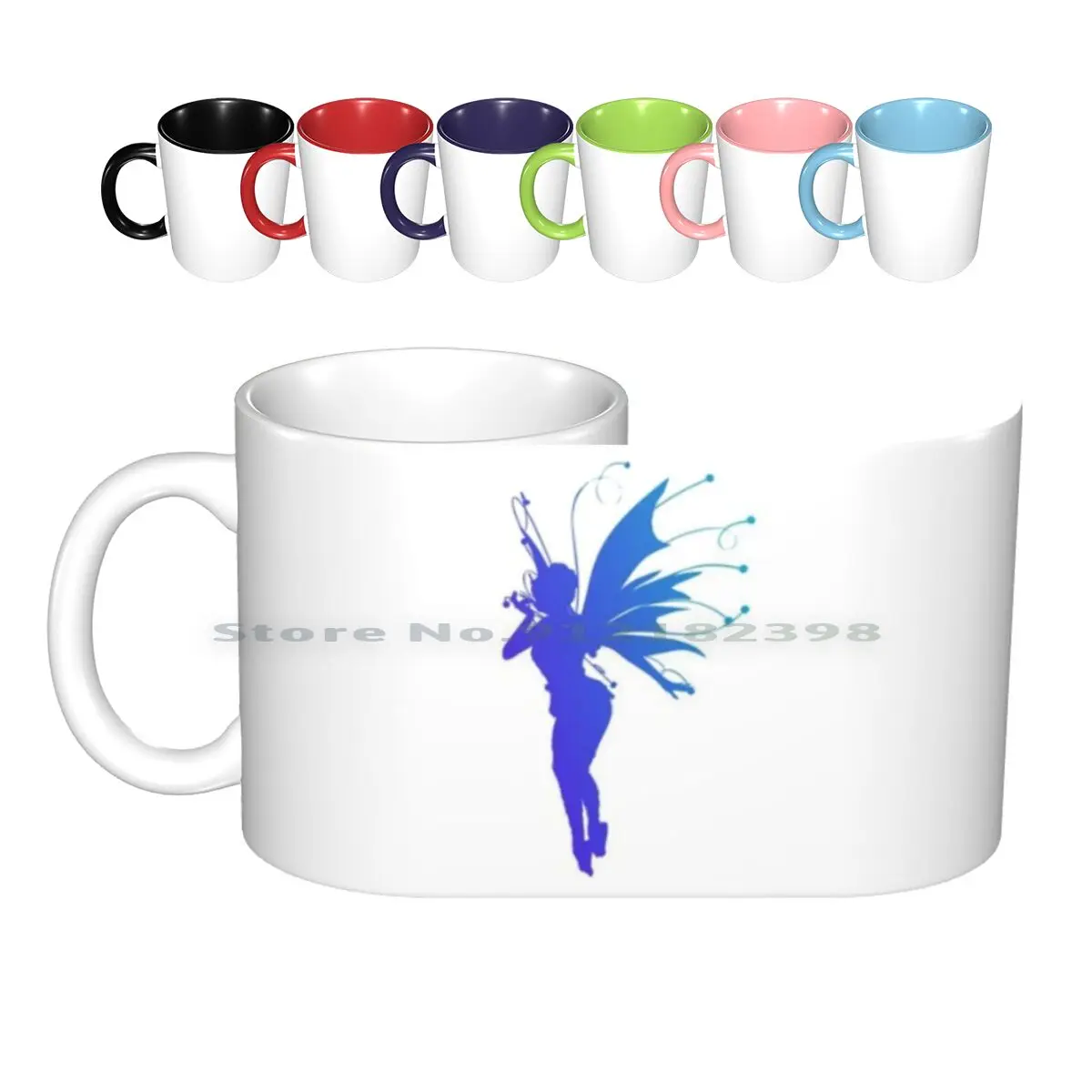 Tazze In Ceramica Fata Tazze Da Caffè Tazza Da Tè Al Latte Fata Pixies Fata Colorata Colorato Pixie Nixie Colorato Nixie Sprite Colorato