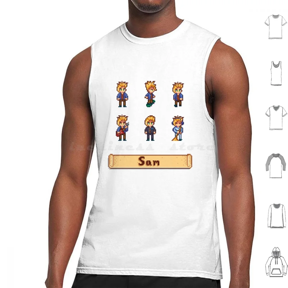 Stardew Valley Sprites-Sam Canotte Stampa Cotton Stardew Valley Stardew Valley Videogioco Game Pc Switch Gaming