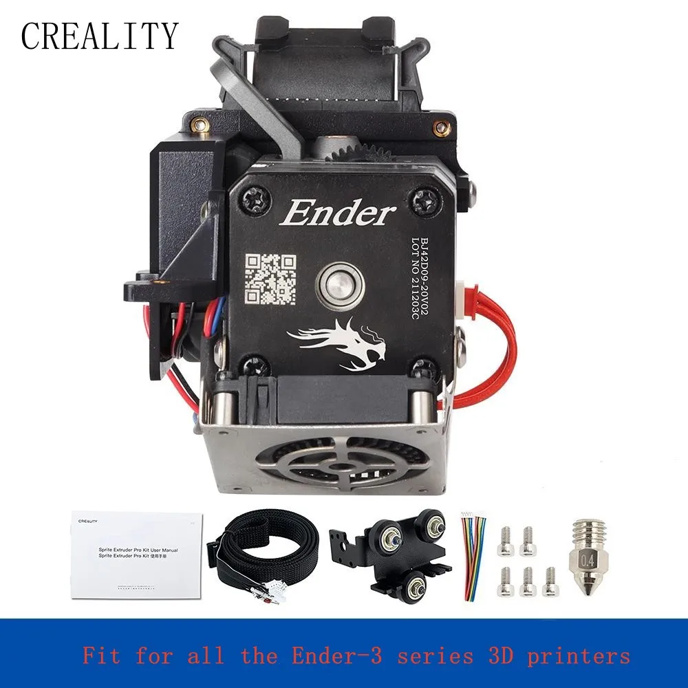 Creality 3D Printer Sprite Extruder Pro Kit For Ender-3/Ender-3 Pro/Ender-3 Max/Ender-3 V2 3D Printers Upgraded Accessory