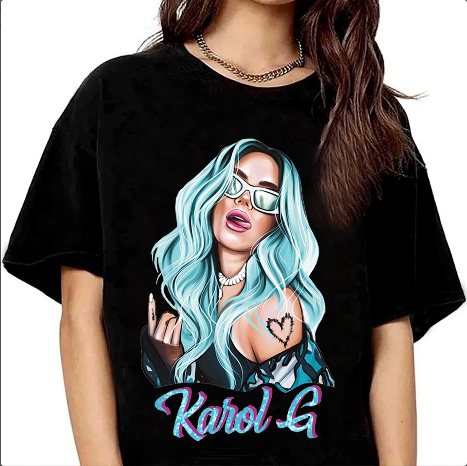 Karol G Fan Shirt Karol G Bule Hair Shirt Bichota Gift Karol G Shirt Regalo Di Compleanno Karol G 2023 Album Shirt Tee Unisex