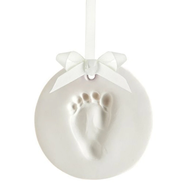 Baby Infant Handprint Footprint Non Tossico Soft Air Dry Clay Casting Genitore-Figlio Polimero Mano Piede Inkpad Impronta Digitale Modello Fai Da Te