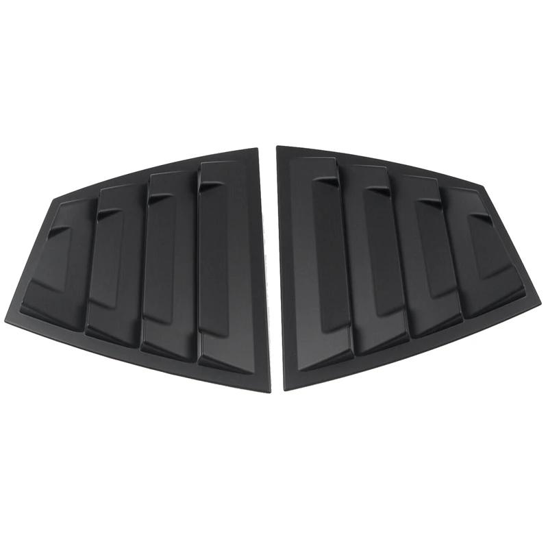 Nero Opaco Lato Posteriore Vent Quarter Window Louver Shutter Cover Trim Parts Accessori Per Subaru Wrx /Wrx Sti 2015-2021