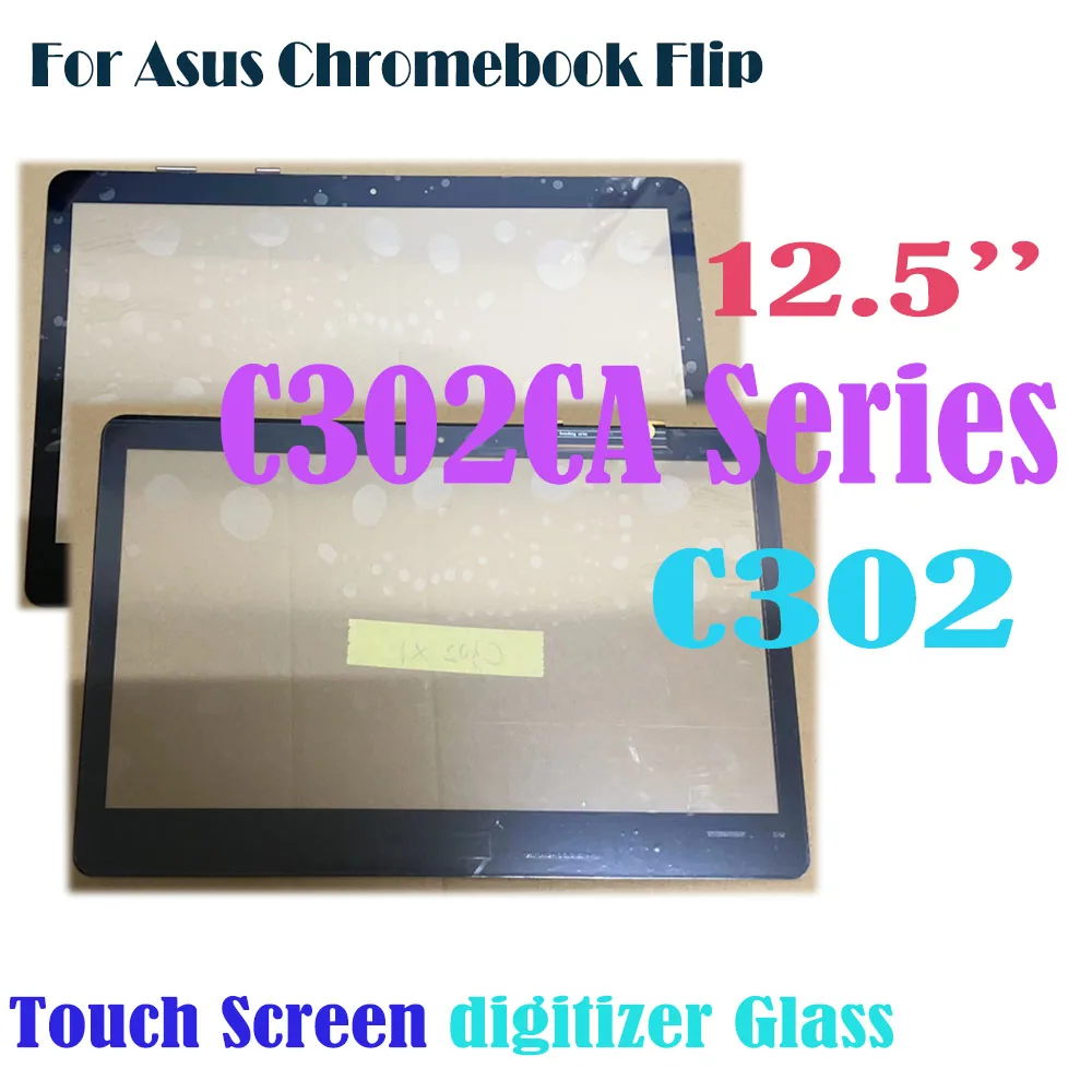 Touchscreen Da 12.5 "Per Asus Chromebook Flip C302 C302Ca Series Touch Screen Digitizer Panel Sostituzione Del Vetro