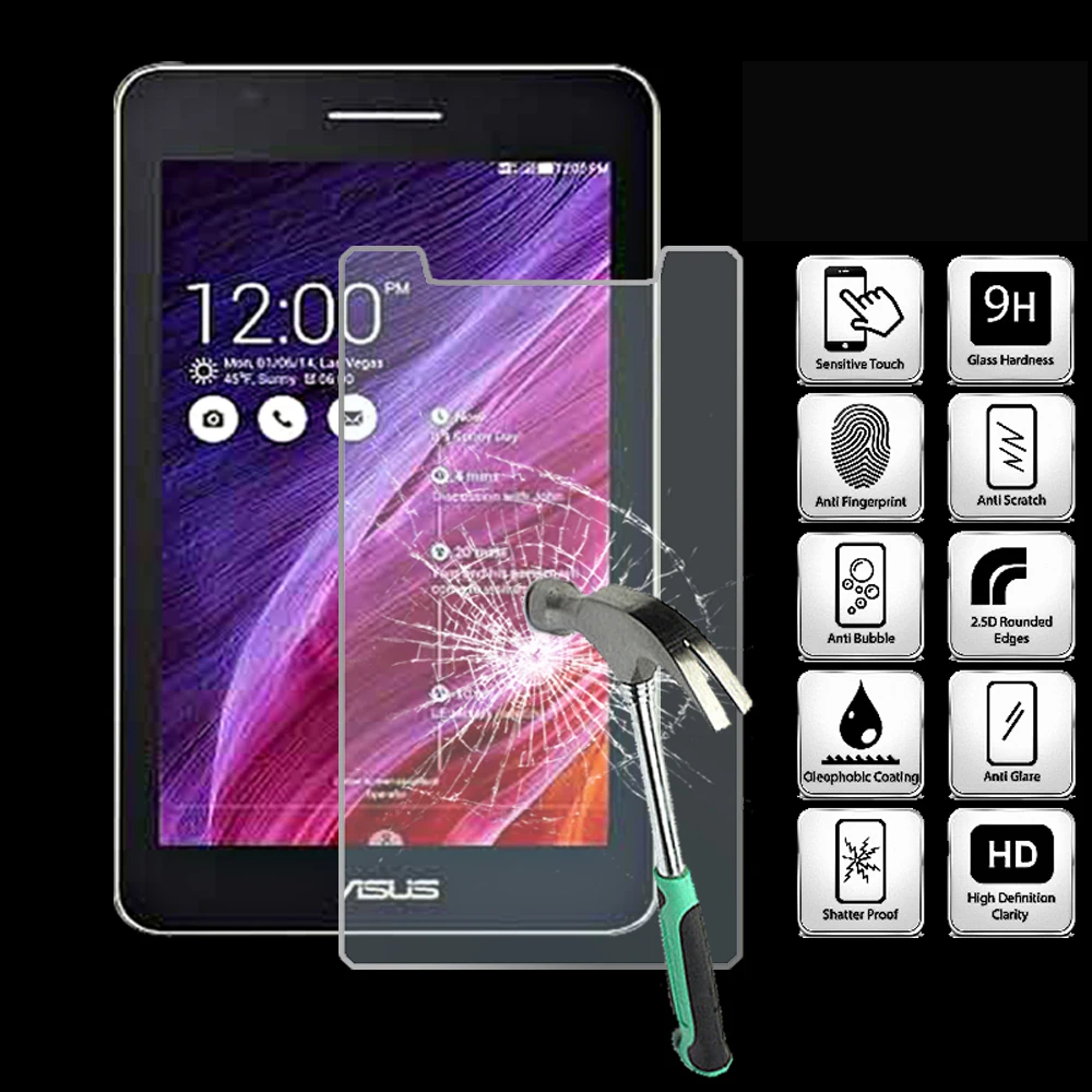 Pellicola Salvaschermo In Vetro Temperato Per Tablet Asus Zenpad C 7.0 Z170C-Cg-Mg