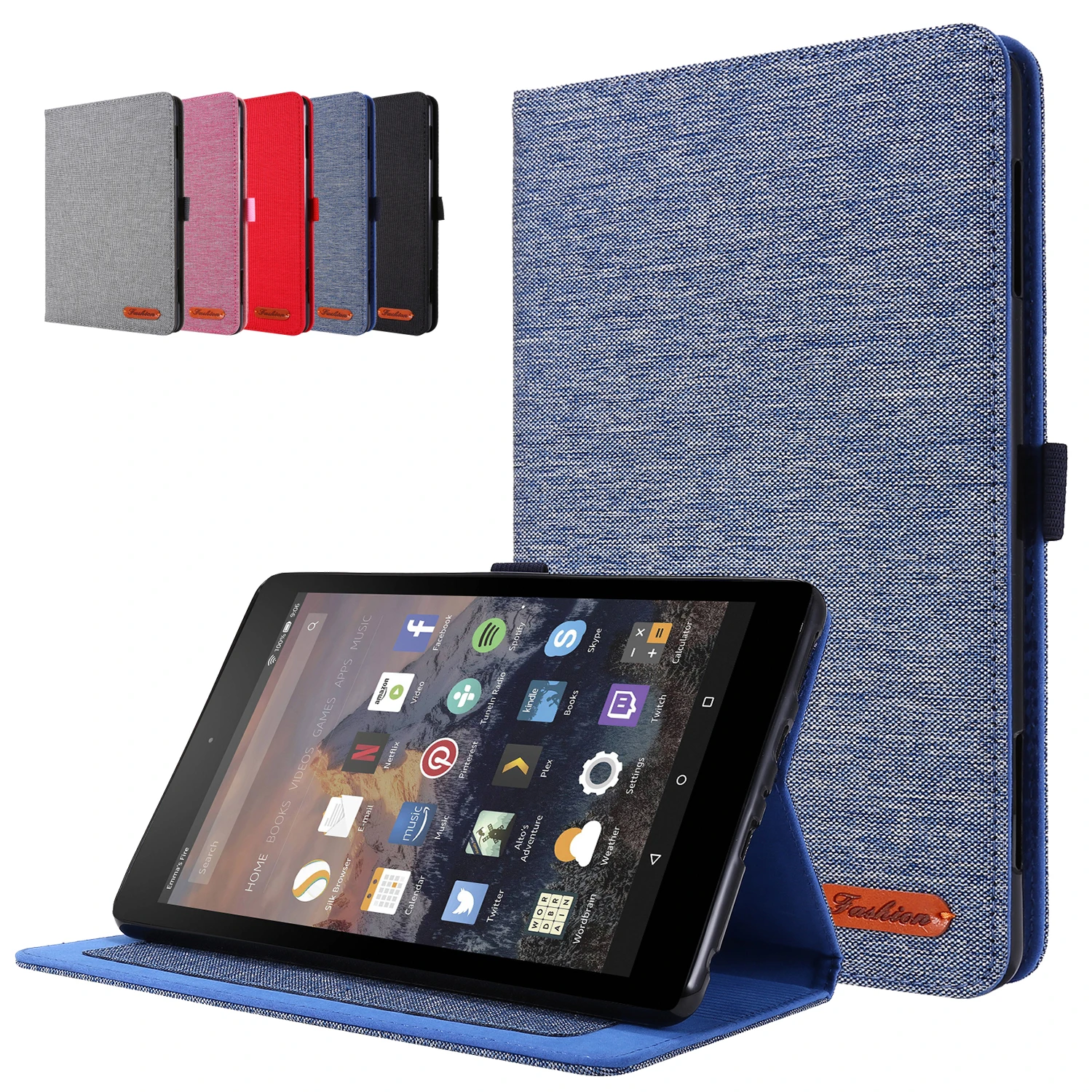 Custodia Per Amazon Kindle Fire Hd 10 Hd10 Plus 2021 11Th Gen Custodia Per Supporto In Tessuto Per Amazon Fire Hd8 Hd 8 Plus 2020 Tablet # S