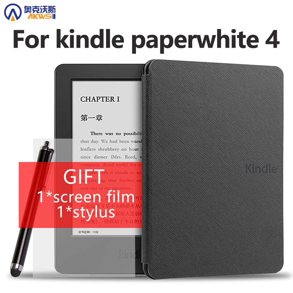 Custodia Ultra Sottile Per Kindle Paperwhite 2018, Copertura Del Sonno Per Custodia Kindle Paperwhite 4, Funda Ereader Kindle Paperwhite 10Th 2018