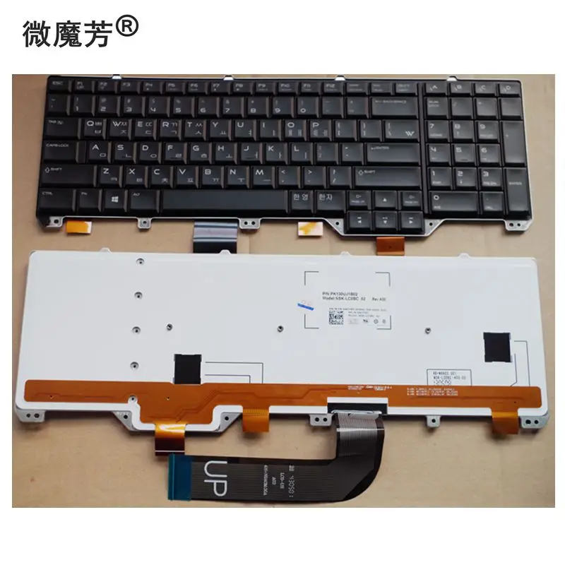 Kr New Sostituire Tastiera Del Computer Portatile Per Dell Alienware M17X R5 M18 R3 Retroilluminazione