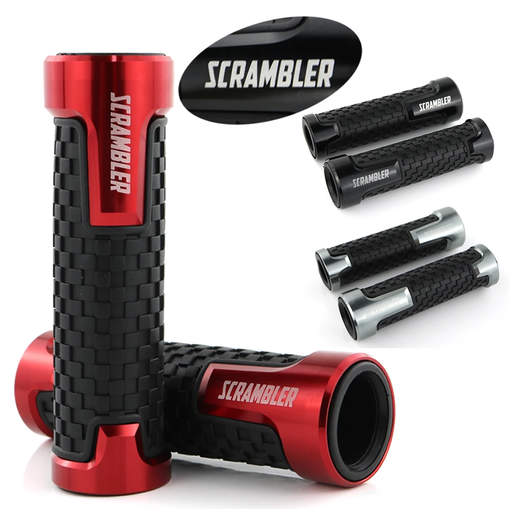 Per Ducati Scrambler 803 Scrambler Sixty2 400 Scrambler 1100 Impugnatura Manubrio Cnc Alluminio Gomma Antiscivolo