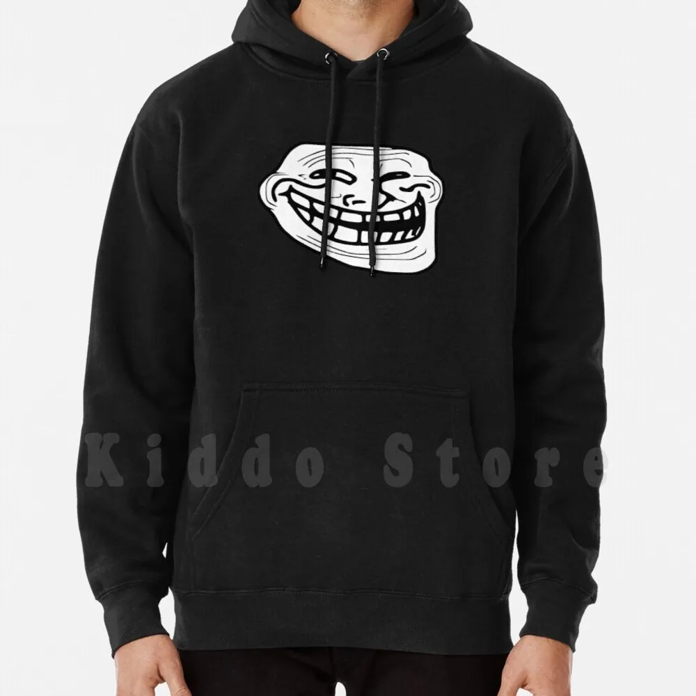 Troll Face Meme Felpa Con Cappuccio Manica Lunga Troll Face Meme Troll Troll Face Meme Vintage Meme Dank Meme Fresh